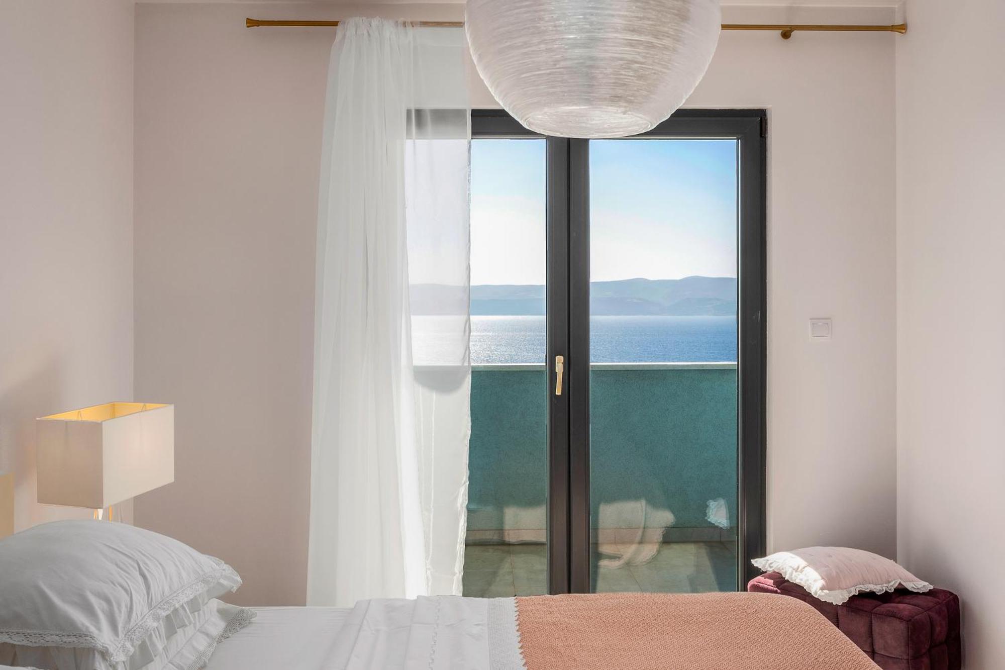 Villa Allegra With 32Msq Heated Pool, 300M Far From Sandy Beaches, Open Sea View Omiš Exterior foto