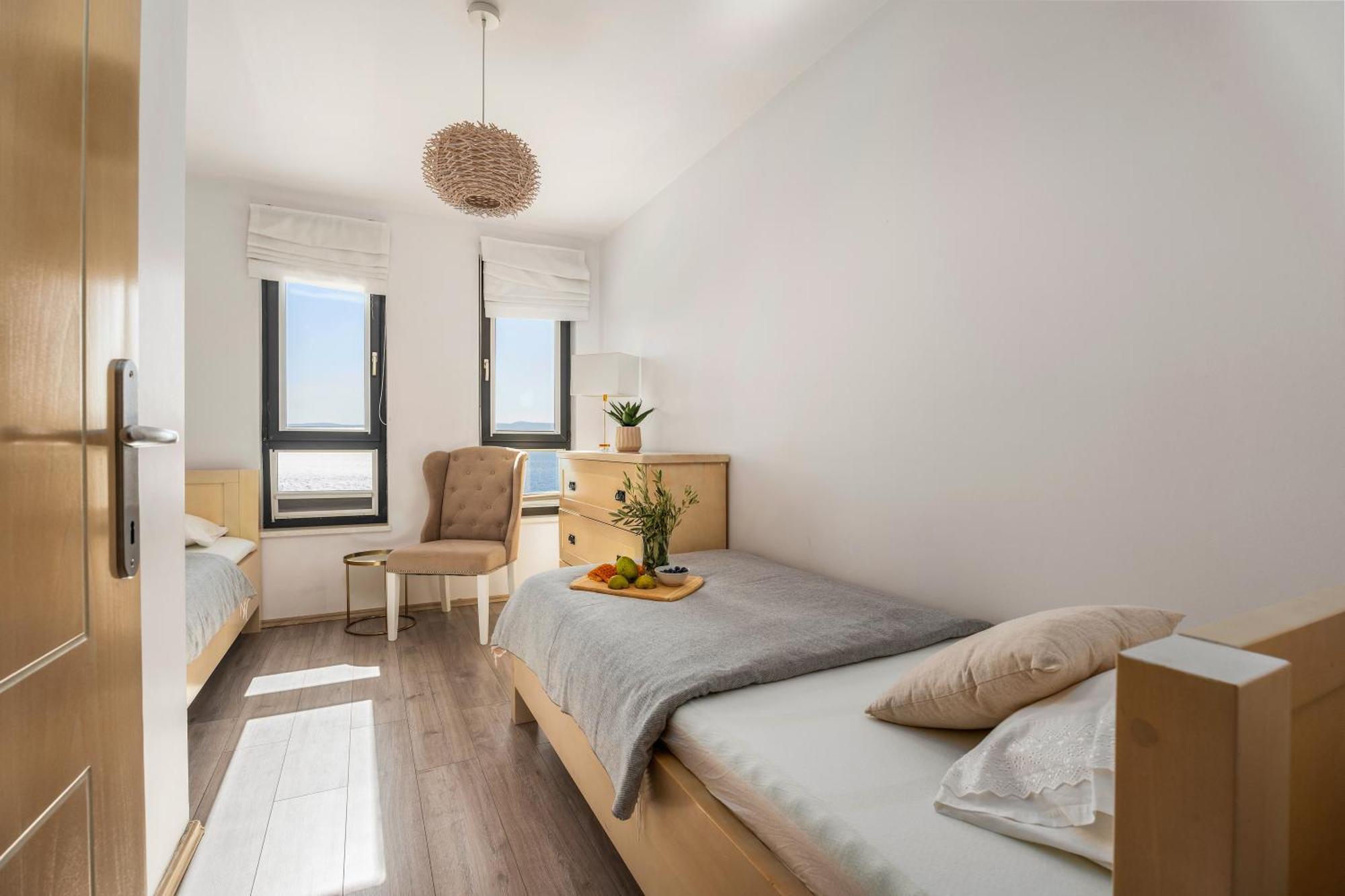 Villa Allegra With 32Msq Heated Pool, 300M Far From Sandy Beaches, Open Sea View Omiš Exterior foto